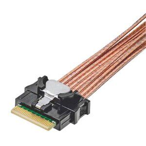 x1 TE 2821750-2 SLIVER C/A, 50P, STR TO STR,25GHZ,100OHM Cable Assembly